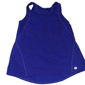 Gapfit Womens Purple Racerback Tank Top Size L Polyester/Spandex